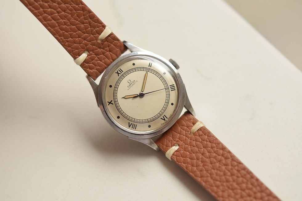Thumbnail: 50s Omega Automatic Bumper Roman Dial