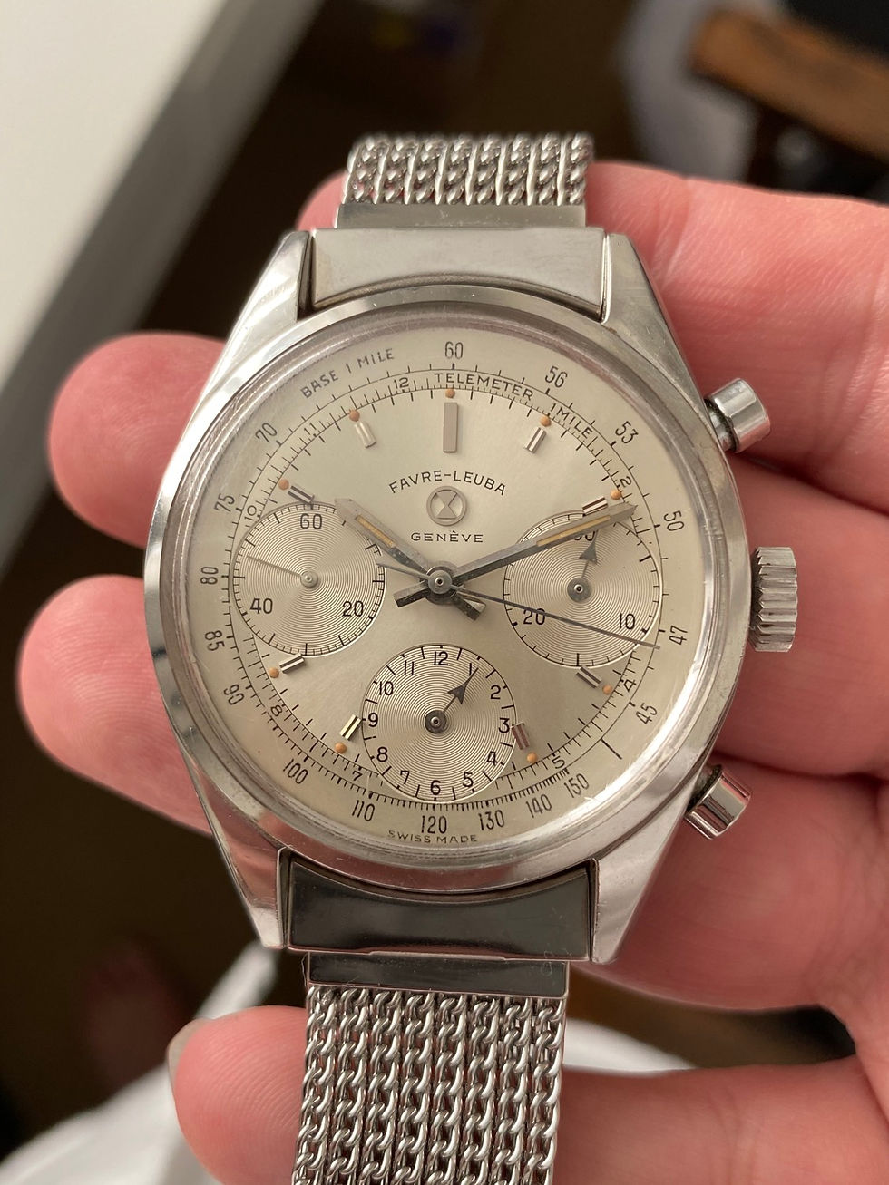 Thumbnail: 1960s Favre-Leuba Genève Valjoux 71