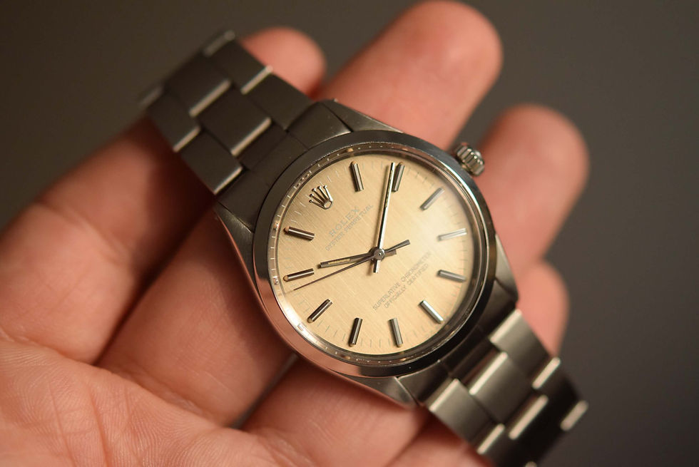 Thumbnail: 1972 Rolex Oyster Perpetual "Ghost Taupe" 1002