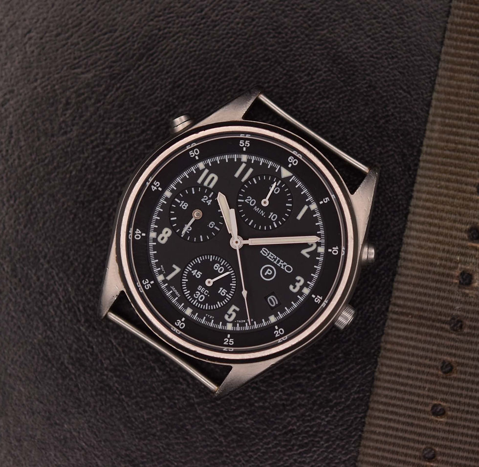 Thumbnail: 1997 Seiko Gen 2 Issued RAF Helicopter/Jet Fighter Military Pilot’s Chronograph