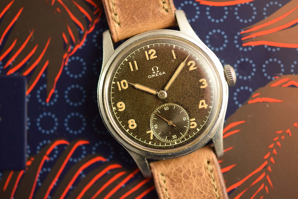 Thumbnail: 1940s Omega Suveran Tropical Dial 2400-2