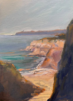 Looking out to Pillar Pt. Bluff