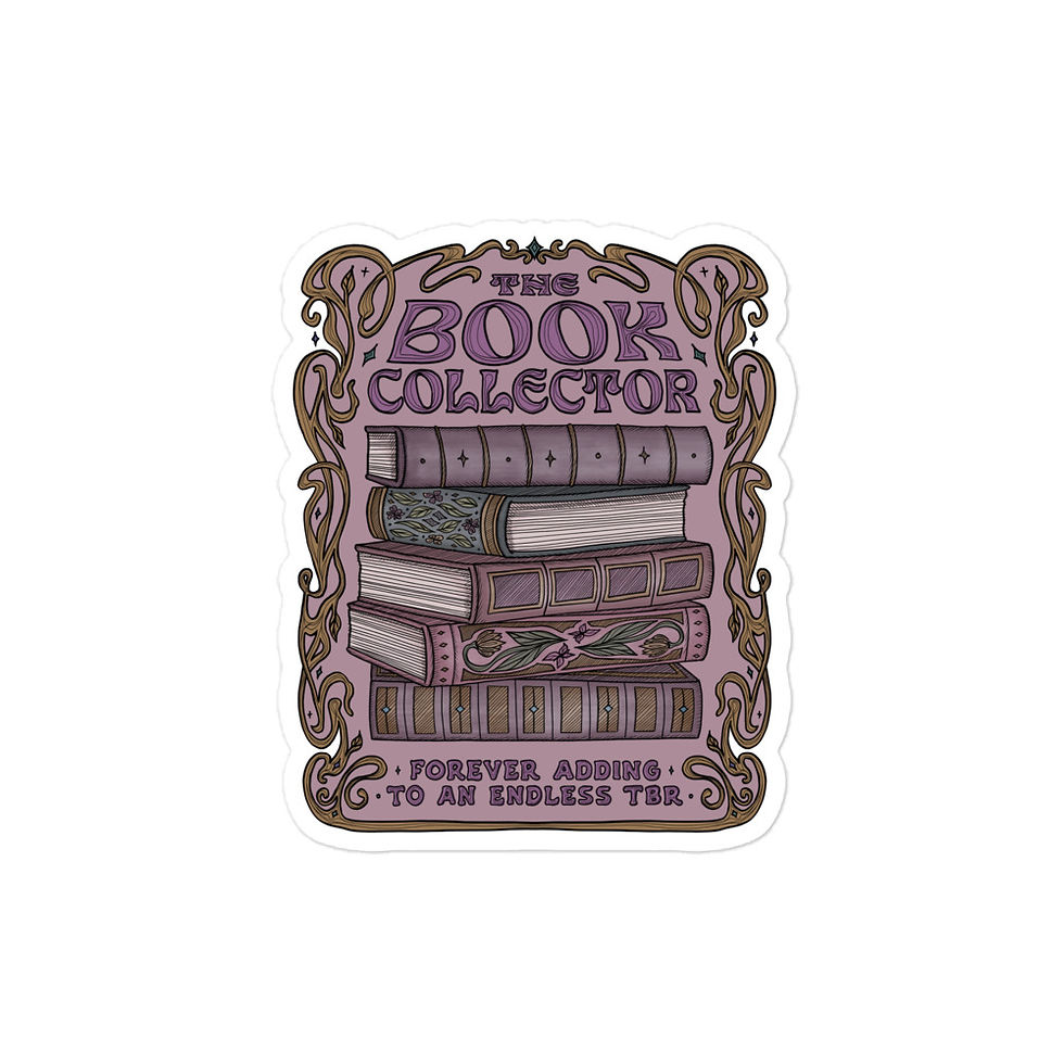 Thumbnail: The Book Collector Sticker / Endless TBR || Bubble-free Stickers