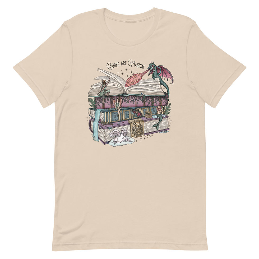 Thumbnail: Books Are Magical | Unisex Classic T-Shirt