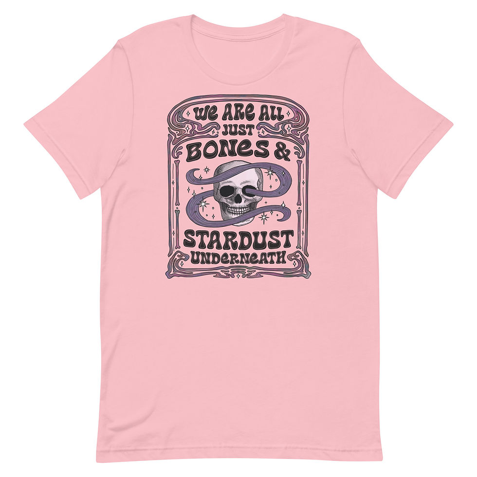 Thumbnail: Bones & Stardust Tee / Cosmically Connected | Unisex Classic T-shirt