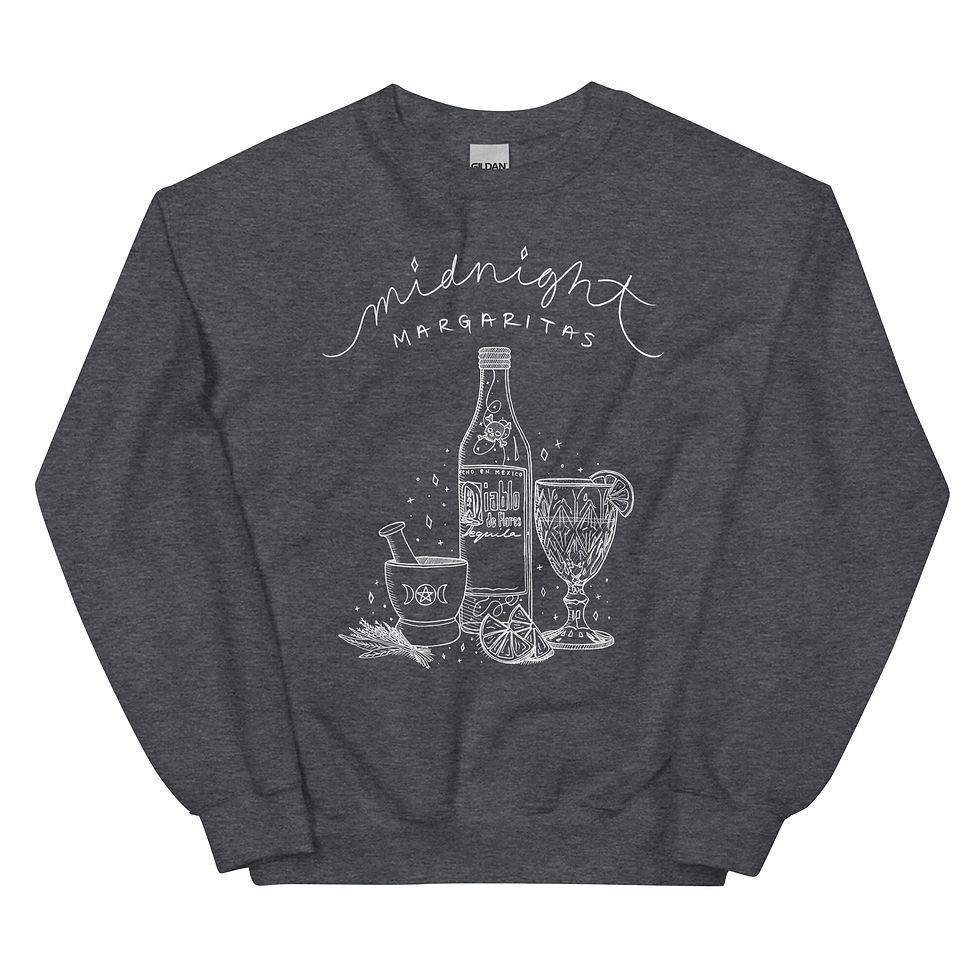 Thumbnail: Midnight Margaritas | Unisex Crewneck Sweatshirt