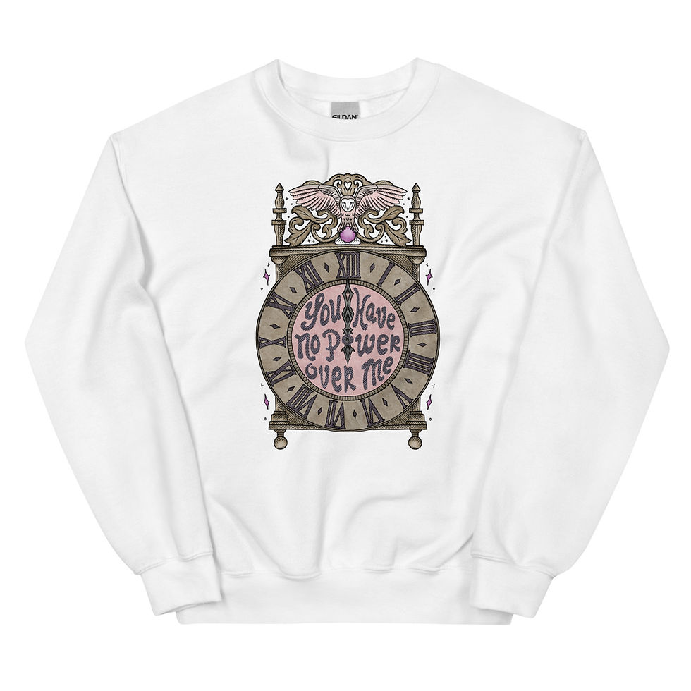 Thumbnail: You Have No Power Over Me / 13th Hour Clock | Unisex Crewneck Sweatshirt