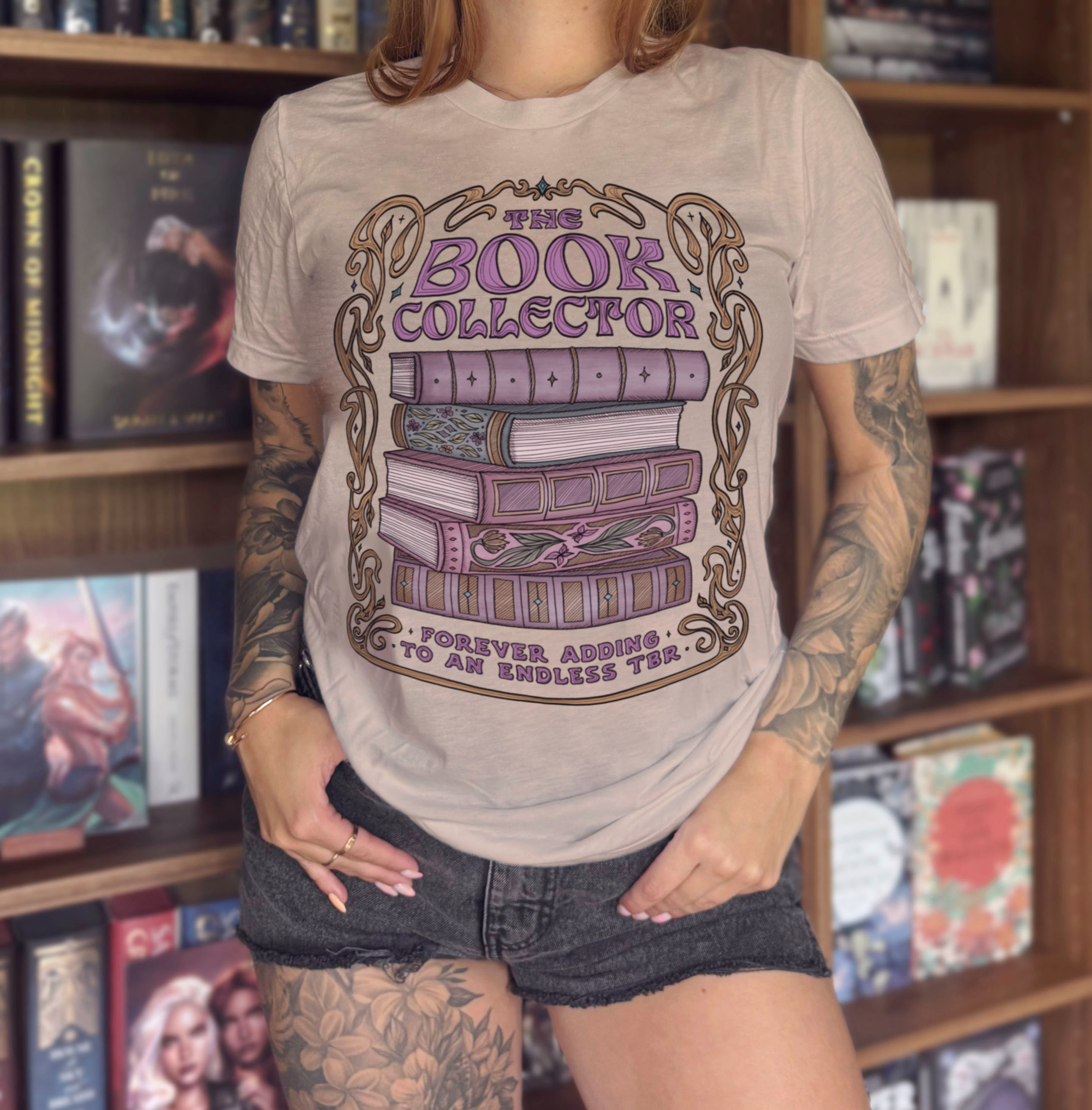 The Book Collector / Endless TBR | Unisex Lightweight Triblend Tee