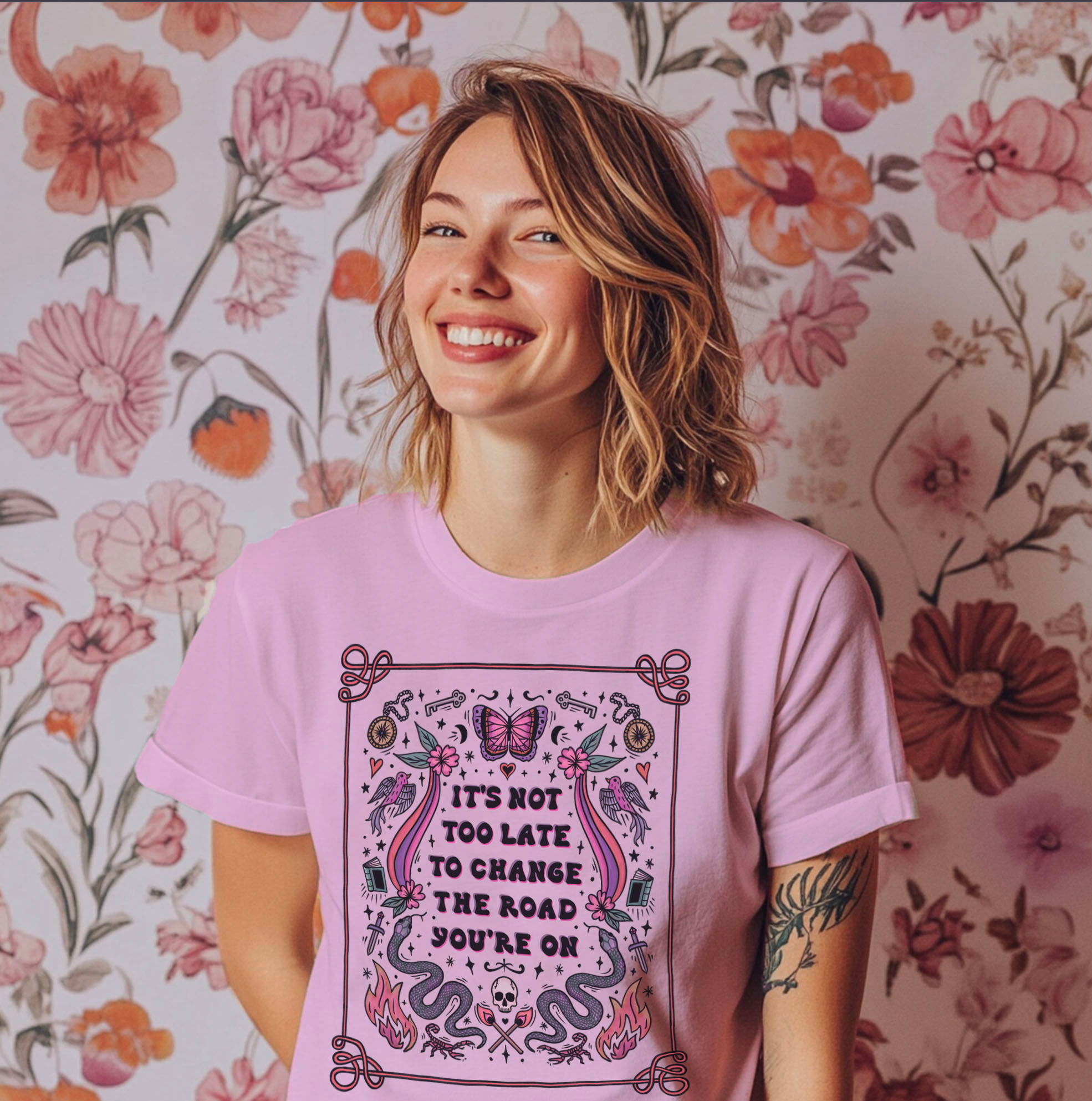 It's Not Too Late to Change the Road You're On | Unisex Classic T-shirt