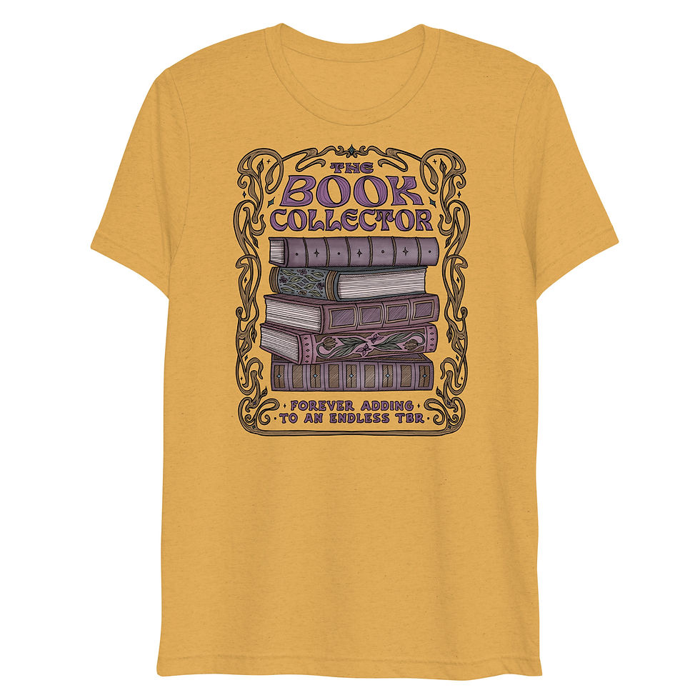 Thumbnail: The Book Collector / Endless TBR | Unisex Lightweight Triblend Tee