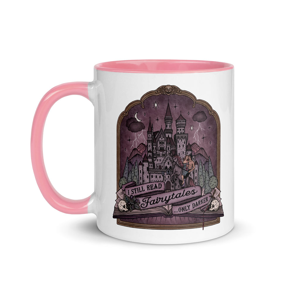Thumbnail: I Still Read Fairytales ...Only Darker | Mug with Color Inside