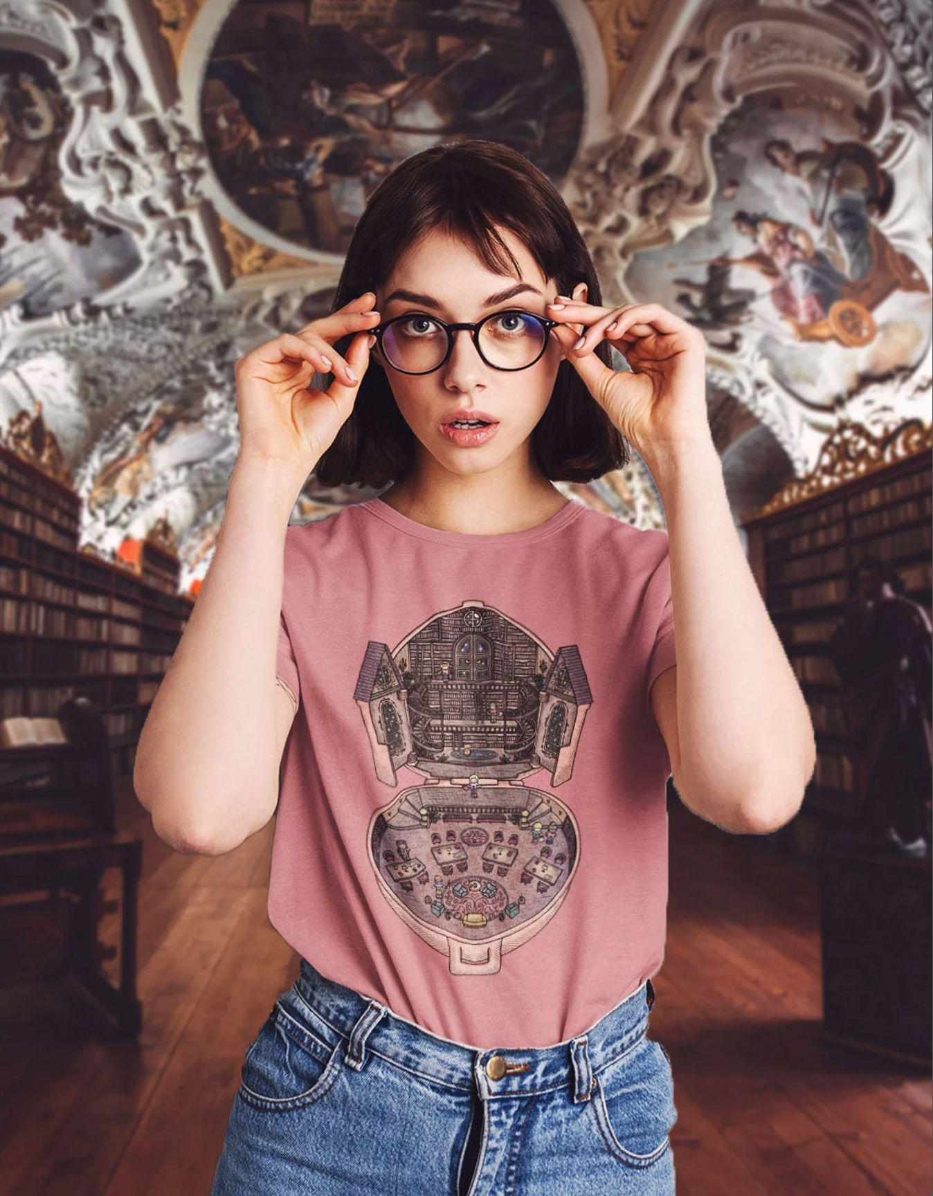The Moonlit Library / Bookish Shirt | Unisex Classic T-shirt