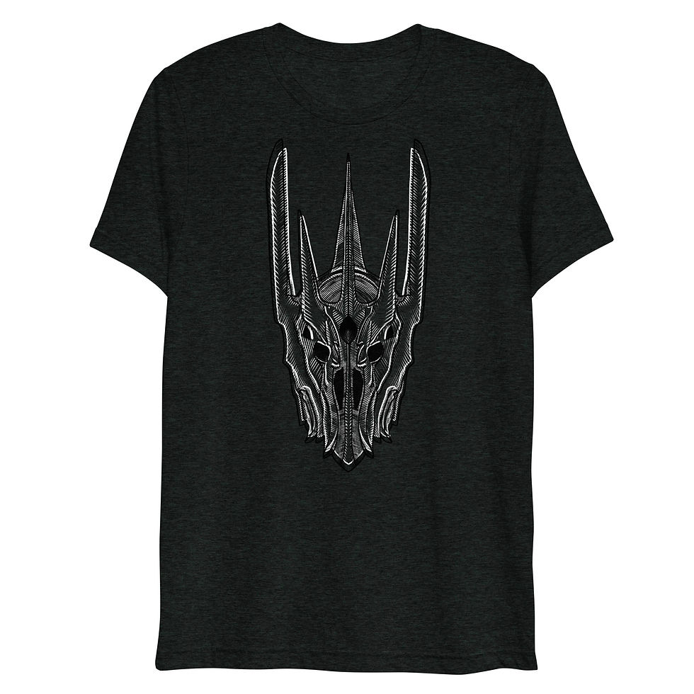 Thumbnail: Dark Lord of Barad-dûr / Sauron | Unisex Lightweight Tri-Blend T-Shirt