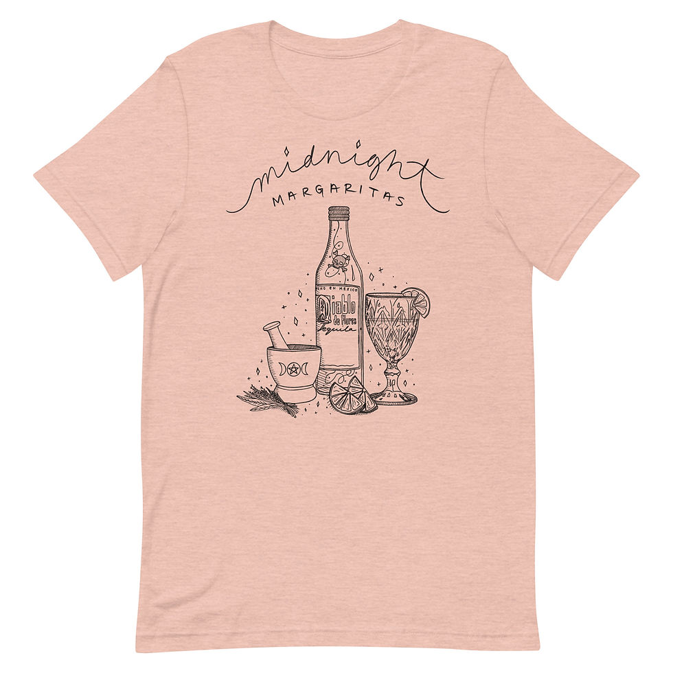 Thumbnail: Midnight Margaritas | Unisex Classic T-Shirt - Black Ink