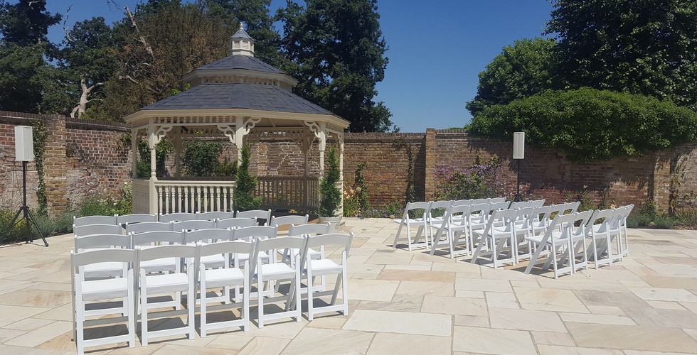 Gazebo at Morden Park House perfect for summer outdoor weddings