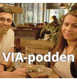 Podcasten VIA-podden's logga