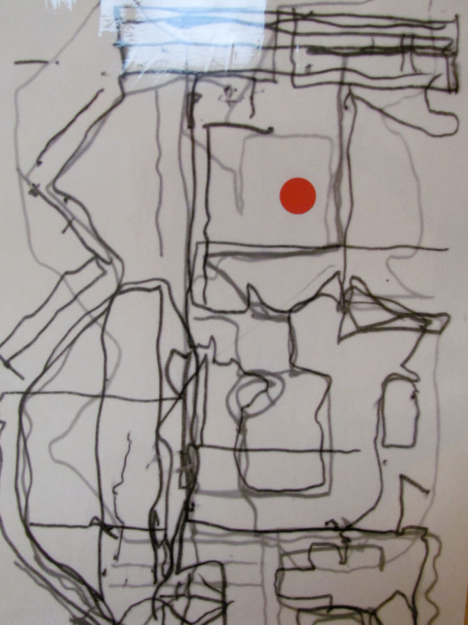 Avec différents mediums, Florent Lamouroux développe le thème du labyrinthe