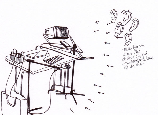 Mohammed El Hilali vient avec toutes sortes d'instruments