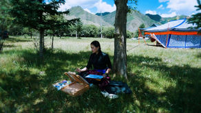 Southern Gansu Tibetan Area sketching 甘南藏区写生1