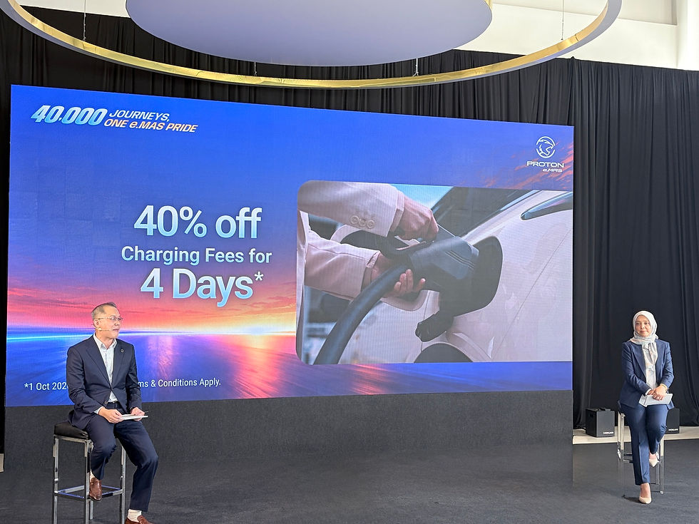 Proton e.MAS capai 40,000 unit penyerahan dengan diskaun pengecasan 40% serta ganjaran untuk pemilik