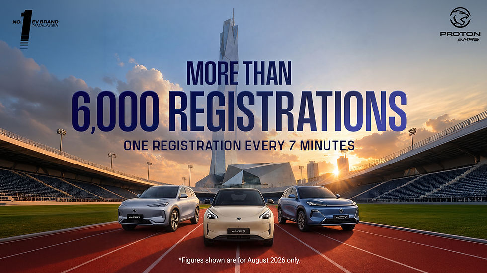 Proton e.MAS catat rekod jualan 6,047 unit pada Ogos 2026