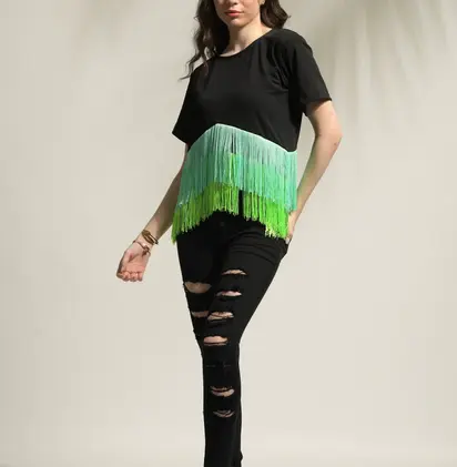 Amari Lea Fringe T-Shirt
