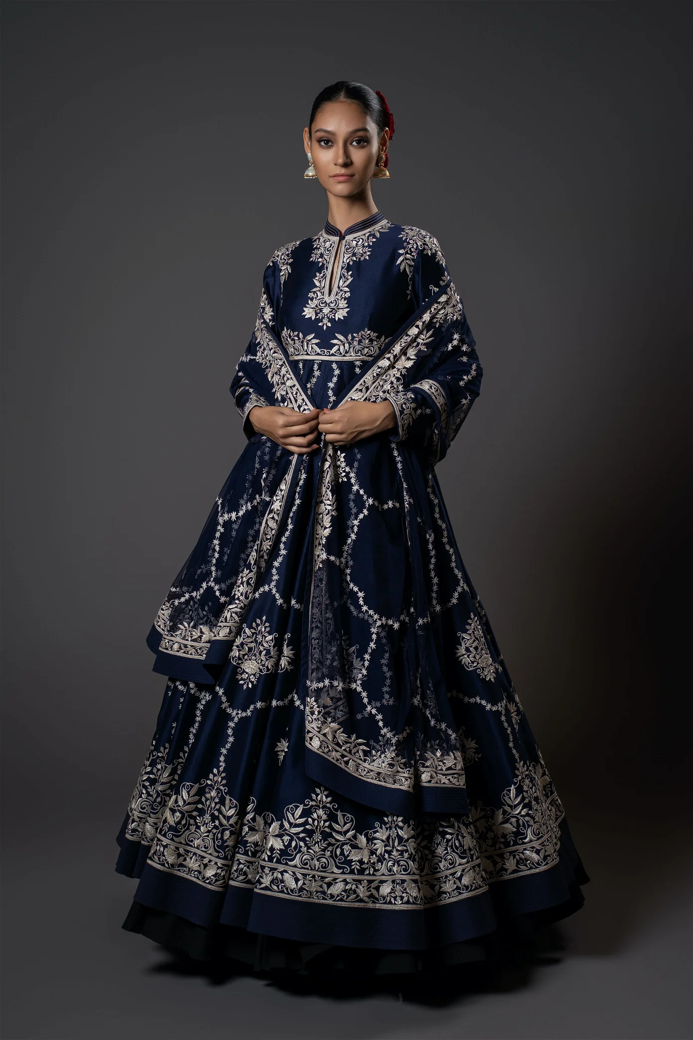 Rohit Bal embroidery anarkali