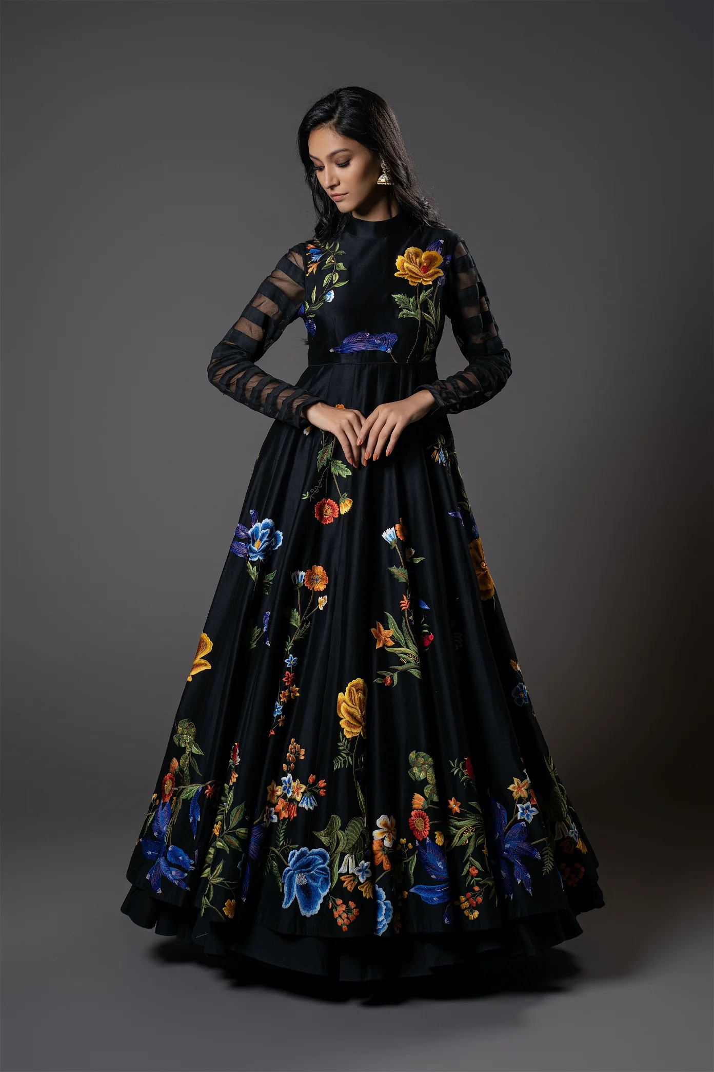 Rohit Bal digital printed anarkali