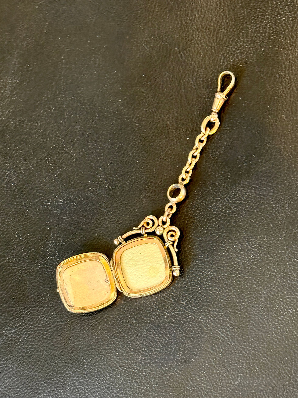 Thumbnail: Edwardian rolled gold celestial locket