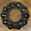 Thumbnail: Original Art Nouveau Vauxhall glass circular hair clip