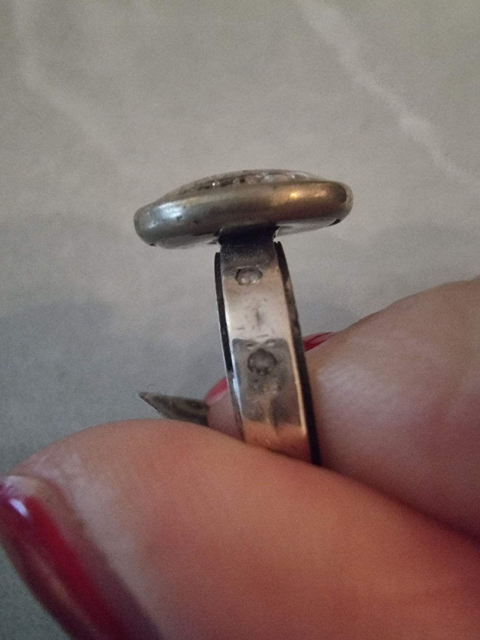Thumbnail: 1930's Jockey silver ring