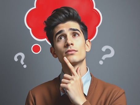 A man thinking and confused about the different massage modalities