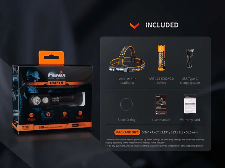 Miniatura: Foco de Cabeza HM70R 2700 Lumens Fenix Lights