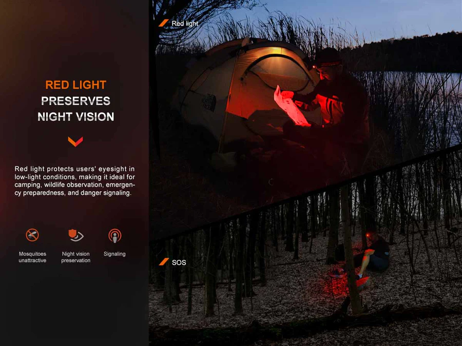 Miniatura: Foco de Cabeza  HL16 450 Lumens Fenix Lights