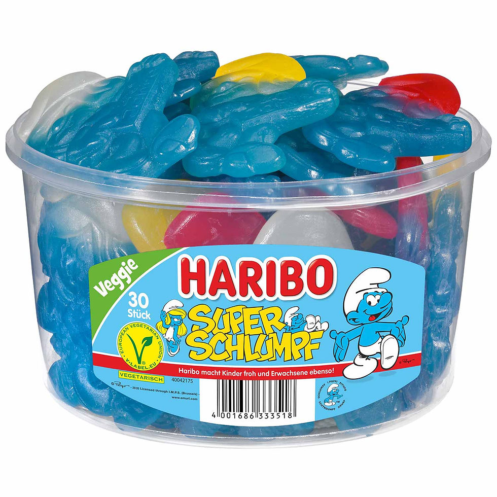 Haribo Smurfs