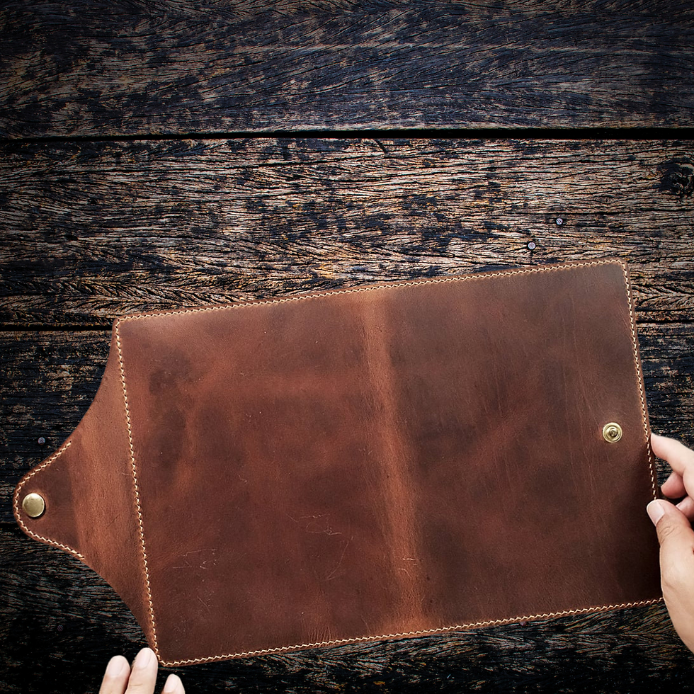Küçük resim: A5 Defter Deri Kılıfı Organizer