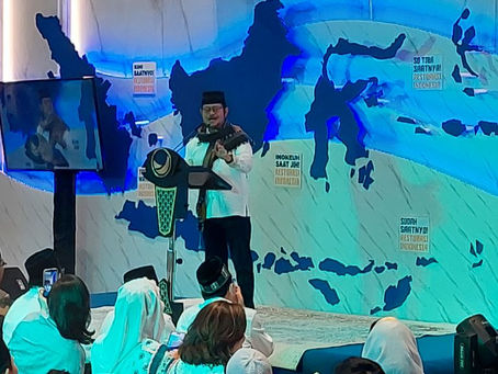 Pesan Mentan SYL saat Bukber Bareng Ratusan Anak Yatim di NasDem Tower