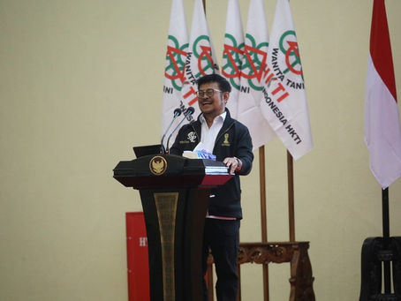 Lantik Pengurus Wanita Tani Indonesia HKTI, Mentan SYL Dorong Kader Sukseskan Program P2L