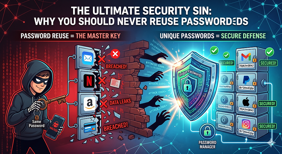 The Ultimate Security Sin: Why You Should Never Reuse Passwords