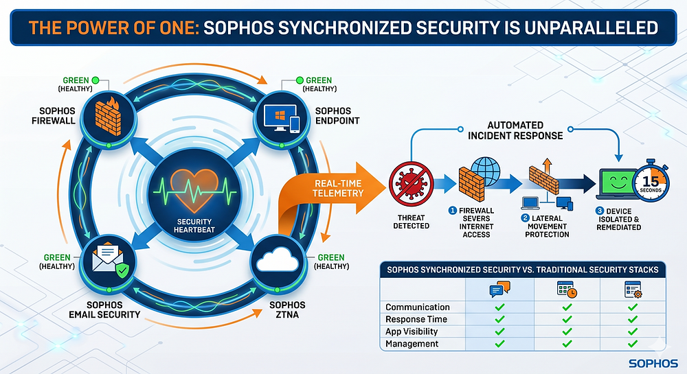 Synchronized Security The Power of One: Why Sophos Synchronized Security Is Unparalleled in 2026
