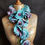 Thumbnail: Crochet flower lariat , scarf.