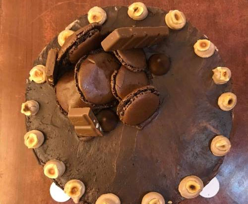 Chocolate. Hazelnut. Cake. 