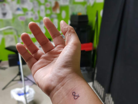 The Tiny Ampersand Tattoo.