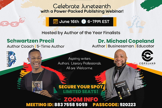 Junteenth Liberating Authors Schwartzen Precil