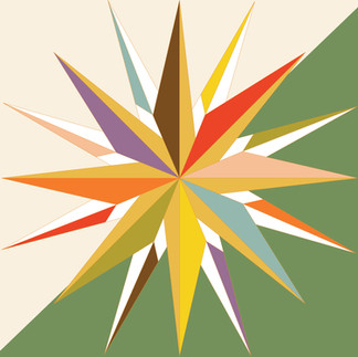 17. Early concept for Star Christmas Card