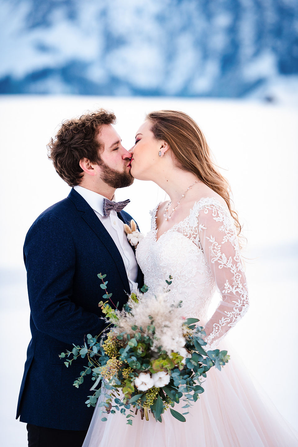 After Wedding Shooting auf dem Jaunpass