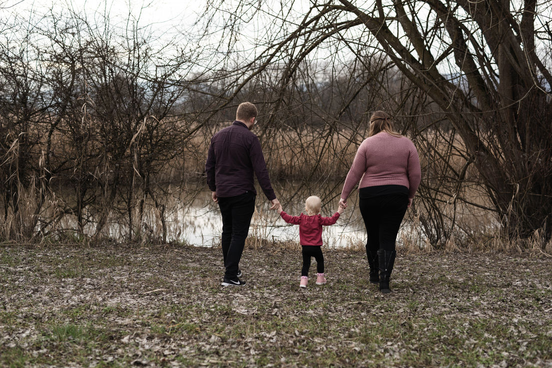 Familienshooting im Winter in Bern
