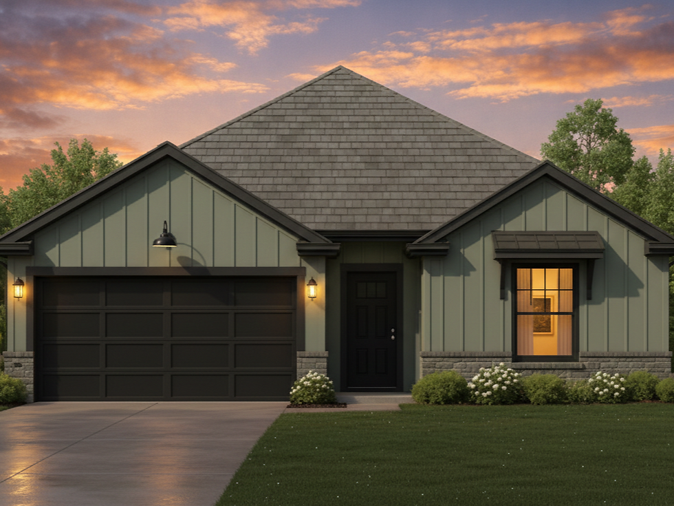 Mountain scape in the sunset