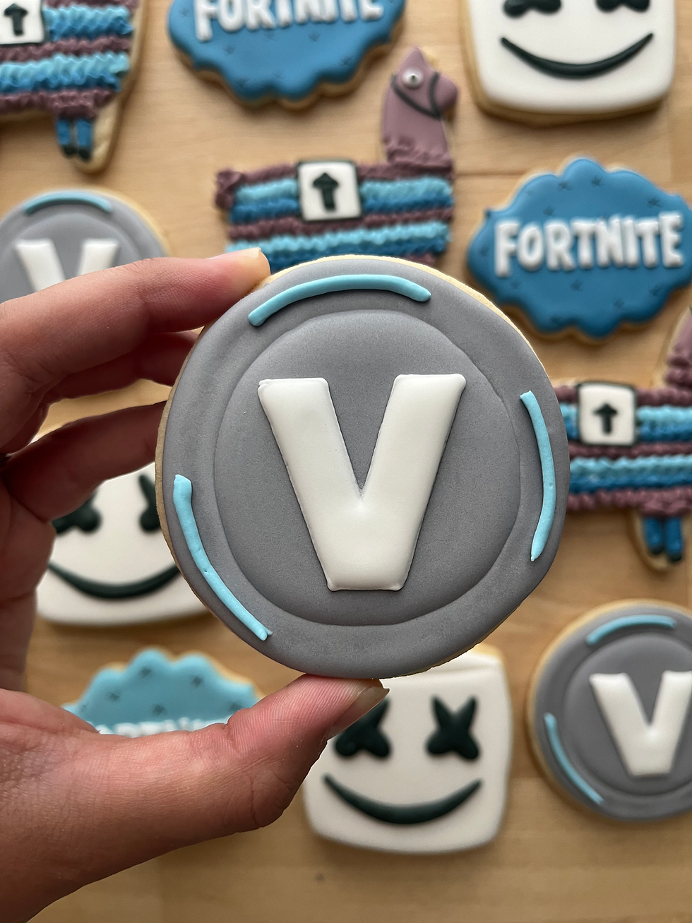 Thumbnail: Fortnite Cookies, Birthday cookies