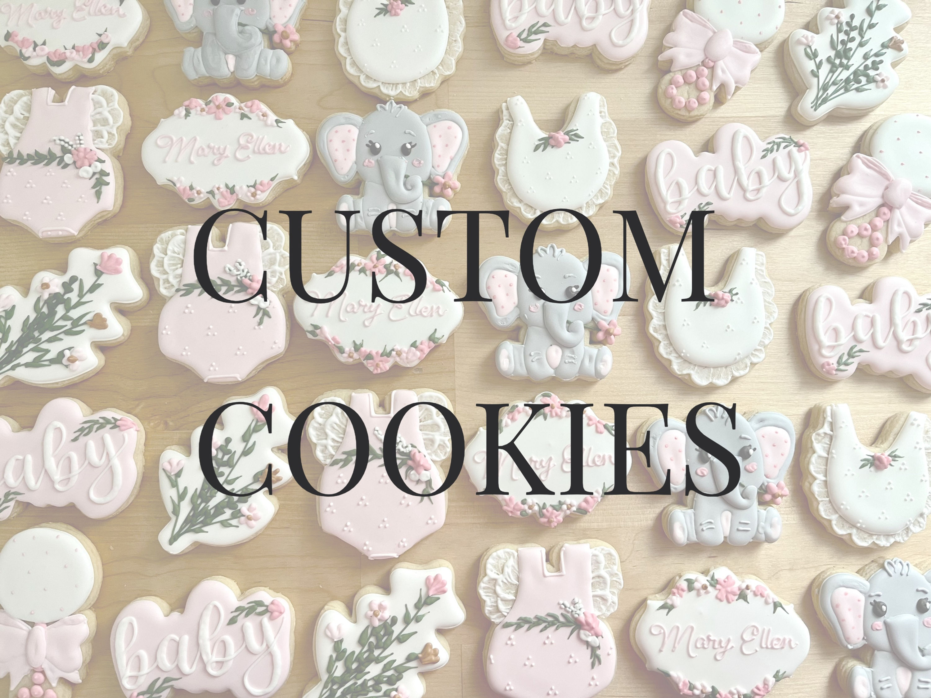  Custom decorated sugar cookies